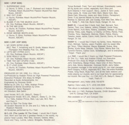 J.J. Fad : Supersonic (The Cassette) (Cass, Album, SR,)