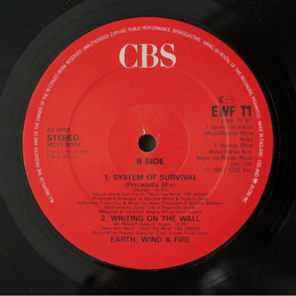Earth, Wind & Fire : System Of Survival (12")