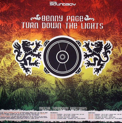 Benny Page / Visionary Feat. Peter Ranking : Turn Down The Lights / Soundboy Burial (12")