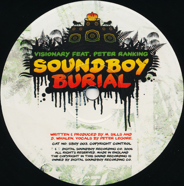 Benny Page / Visionary Feat. Peter Ranking : Turn Down The Lights / Soundboy Burial (12")