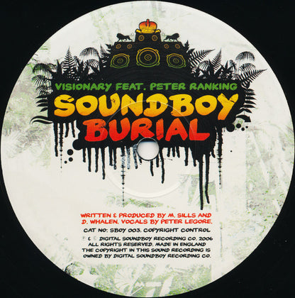 Benny Page / Visionary Feat. Peter Ranking : Turn Down The Lights / Soundboy Burial (12")
