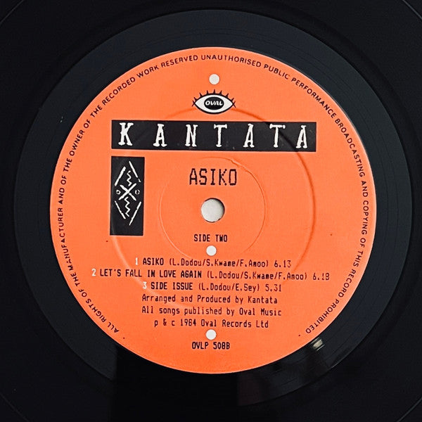 Kantata : Asiko (LP, Album)