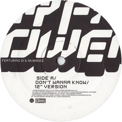 Shy FX & T Power Featuring Di & Skibadee : Don't Wanna Know (12")