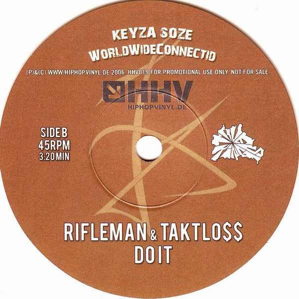 Keyza Soze : Worldwideconnectid (7", Single, Ltd, Promo, Cle)