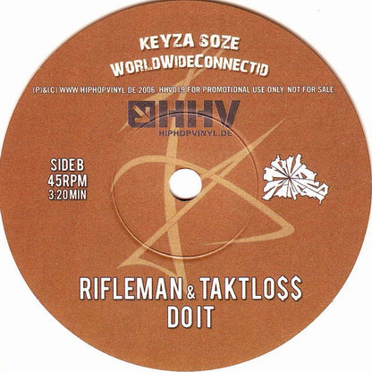 Keyza Soze : Worldwideconnectid (7", Single, Ltd, Promo, Cle)