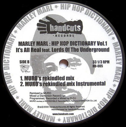 Marley Marl : Hip Hop Dictionary Vol. 1 (12")