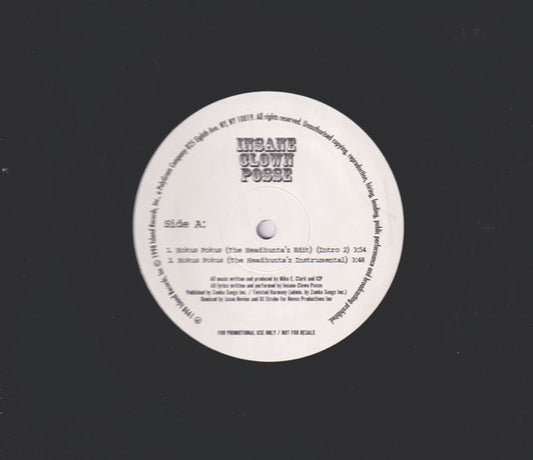 Insane Clown Posse : Hokus Pokus Remixed By Jason Nevins (12", Promo)