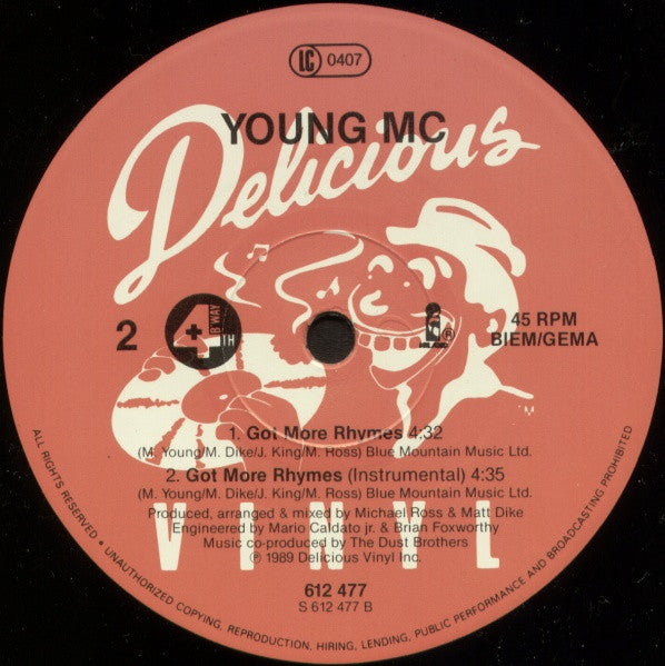 Young MC : Bust A Move (12", Maxi)
