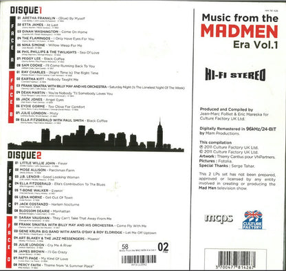Various : Music From The Madmen Era Vol. 1 (2xLP, Comp, Ltd, RM)
