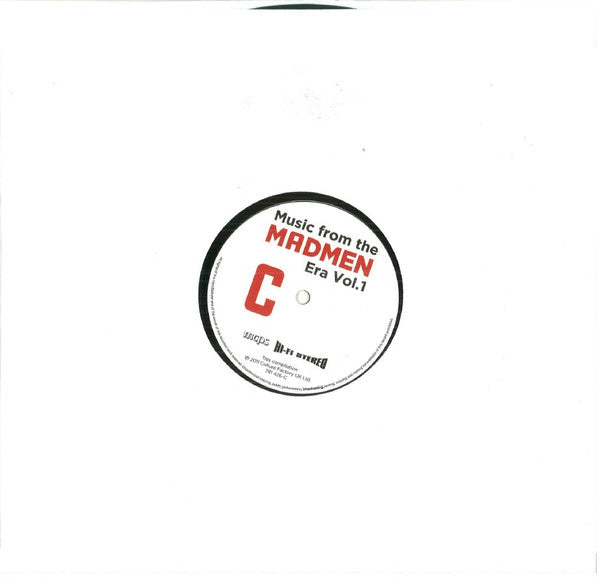 Various : Music From The Madmen Era Vol. 1 (2xLP, Comp, Ltd, RM)