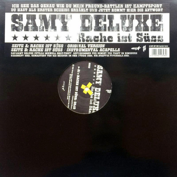 Samy Deluxe : Rache Ist Süss (12")