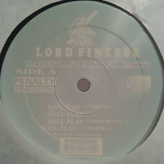 Lord Finesse : Gameplan / Actual Facts (12", RP)