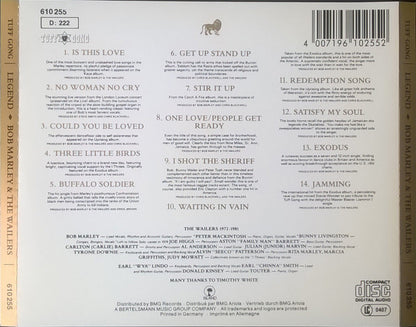 Bob Marley & The Wailers : Legend (The Best Of Bob Marley And The Wailers) (CD, Comp, RE, RM)