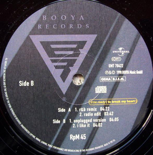 Craig Smart : I’ll Be Ready (To Break My Heart) / I Like It (12")