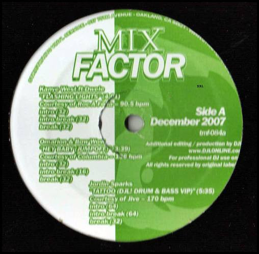 Various : Mix Factor (December 2007) (12", Comp)