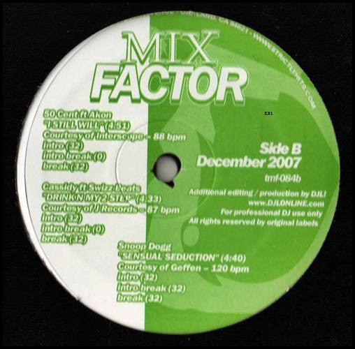 Various : Mix Factor (December 2007) (12", Comp)