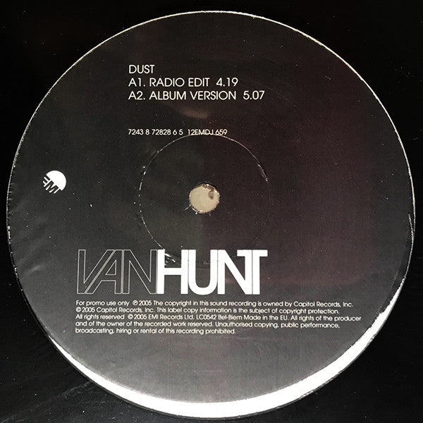 Van Hunt : Dust (12", Promo)