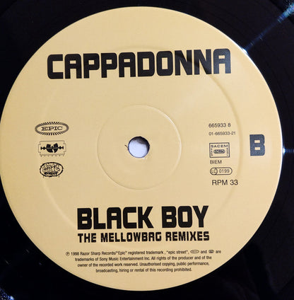 Cappadonna : Black Boy - The Mellowbag Remixes (12")