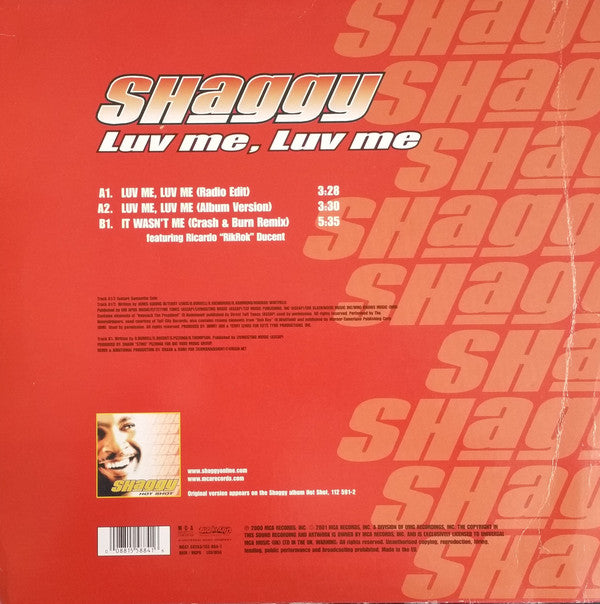 Shaggy : Luv Me, Luv Me (12")