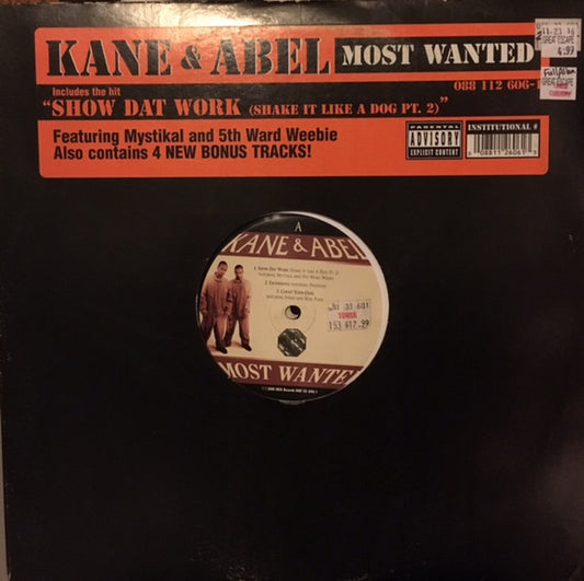 Kane & Abel : Most Wanted  (2xLP, Album)