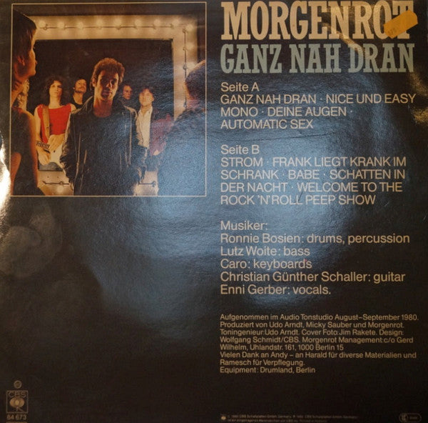 Morgenrot : Ganz Nah Dran (LP, Album)