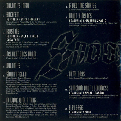 Snoop Dogg : No Limit Top Dogg (CD, Album, RP)