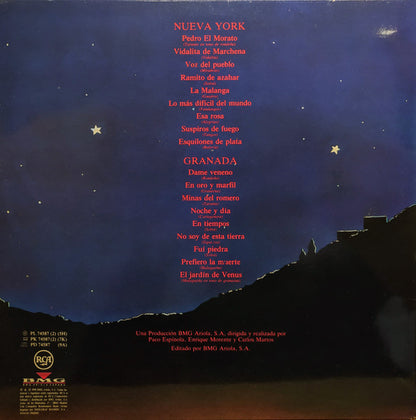Enrique Morente, Sabicas : Morente - Sabicas (Nueva York - Granada) (2xLP)