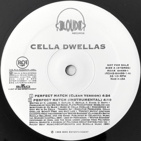 Cella Dwellas : Perfect Match / Good Dwellas (Part 2) (12", Promo)